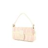 Fendi Baguette handbag in off-white and pink leather - 00pp thumbnail