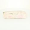 Fendi Baguette handbag in off-white and pink leather - Detail D4 thumbnail