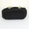 Dior Lady Dior handbag in black canvas cannage - Detail D4 thumbnail