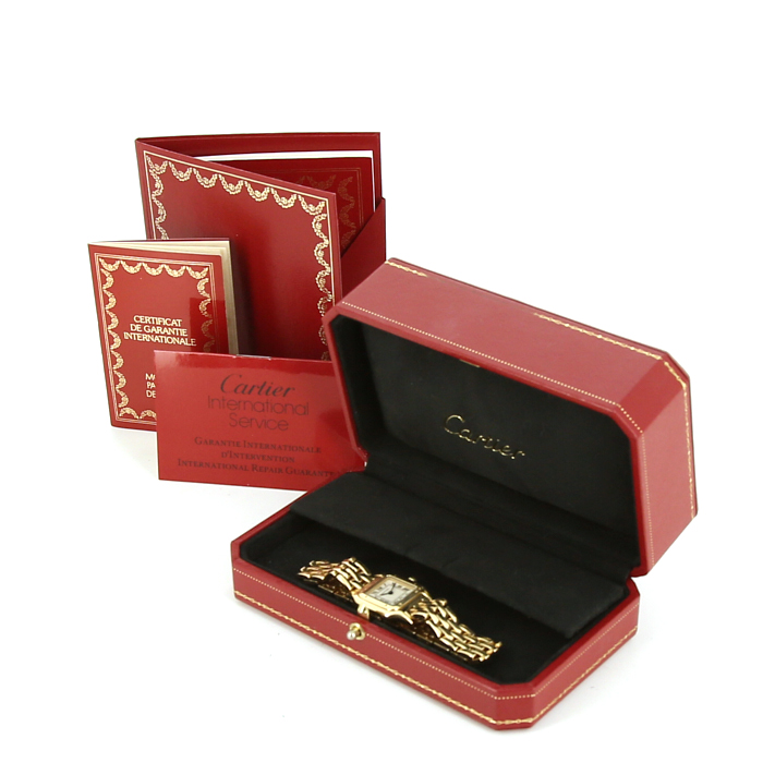 Cartier Panthère watch in yellow gold Ref:  1070 Ref:  1994 - Detail D2