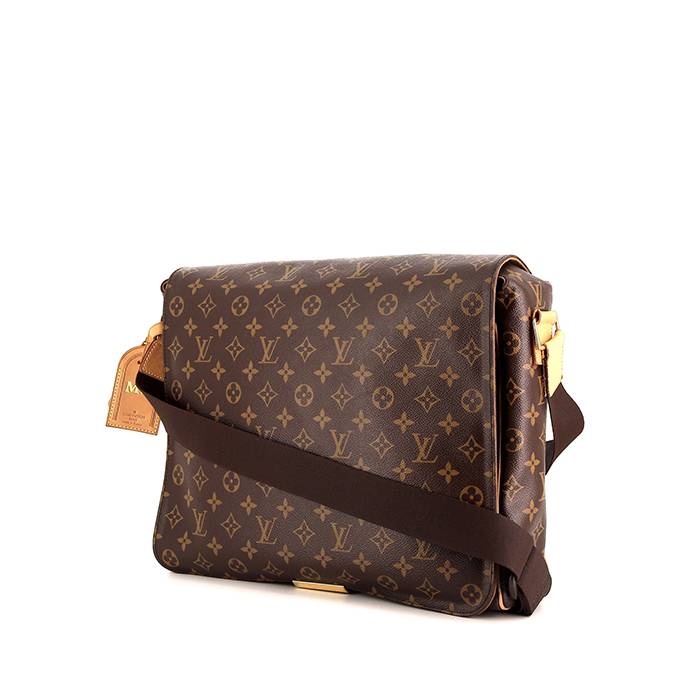 RvceShops Revival, Borsa a tracolla Louis Vuitton Senlis in tela monogram  marrone e pelle naturale