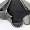Bolso de mano Gucci Horsebit Créole en cuero Monogram negro - Detail D2 thumbnail