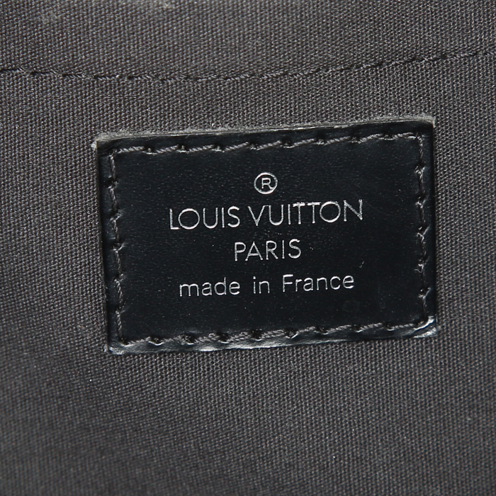 Louis Vuitton Madeleine handbag in black epi leather - Detail D3