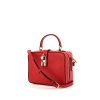 Dolce & Gabbana Dolce Box small model shoulder bag in red grained leather - 00pp thumbnail