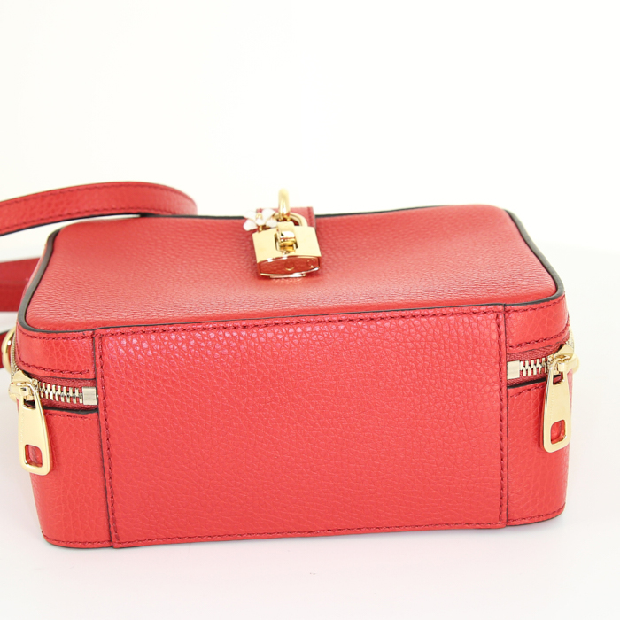 Dolce&Gabbana ミニクロスボディバッグ レッド SS25 Dolce & Gabbana - DG Logo leather crossbody bag red - The Corner