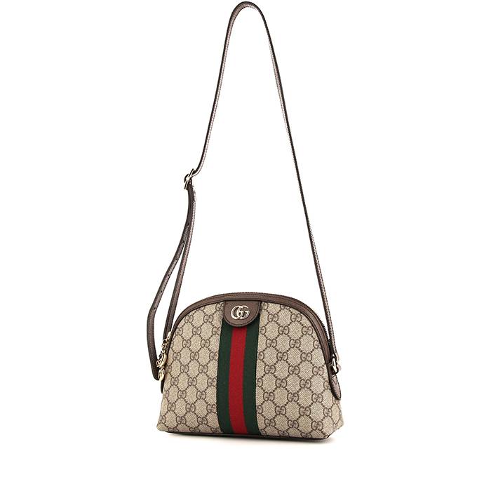 Gucci Ophidia Square Shoulder Bag in Brown