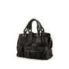 Chloé handbag in black grained leather - 00pp thumbnail