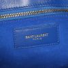 Borsa Saint Laurent Sac de jour modello piccolo in pelle blu - Detail D4 thumbnail