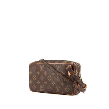 Louis Vuitton Marly shoulder bag in monogram canvas and natural leather