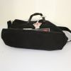 Shopping bag Prada in tela nera e pelle nera - Detail D5 thumbnail