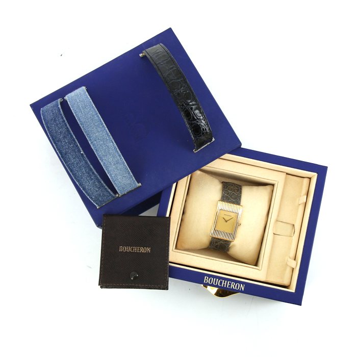 Reloj Boucheron Reflet-Xl de oro amarillo 18k Circa 2000 - Detail D2