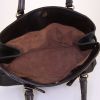 Bolso de mano Bottega Veneta en cuero intrecciato marrón oscuro - Detail D2 thumbnail