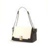 Lanvin handbag in white and black leather - 00pp thumbnail