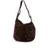 Fendi handbag in brown suede - 00pp thumbnail