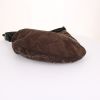Fendi handbag in brown suede - Detail D4 thumbnail