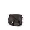 Hermès Duffle shoulder bag in black Fjord leather - 00pp thumbnail