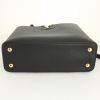 Louis Vuitton small model handbag in black grained leather - Detail D5 thumbnail