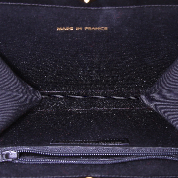 Borsa a tracolla Renaud Pellegrino in tela nera - Detail D2