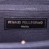 Bolso bandolera Renaud Pellegrino en lona negra - Detail D3 thumbnail