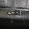 Fendi handbag in brown leather and brown smooth leather - Detail D4 thumbnail