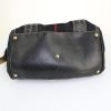 Gucci Boston handbag in black monogram canvas and black leather - Detail D4 thumbnail