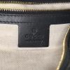 Gucci Boston shoulder bag in blue and red monogram canvas and blue leather - Detail D4 thumbnail