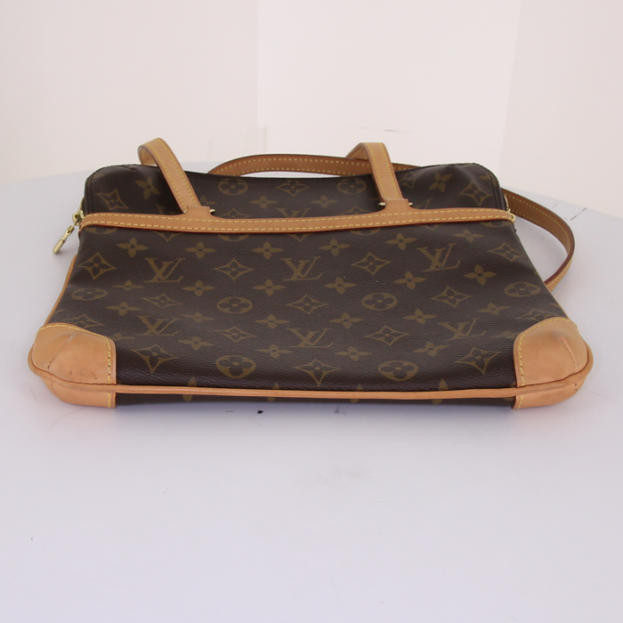 Louis Vuitton Coussin handbag in monogram canvas and natural leather - Detail D4