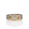 Fred Force 10 ring in yellow gold,  stainless steel and diamonds - 360 thumbnail