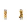 Fred Force 10 earrings in stainless steel and yellow gold - 00pp thumbnail