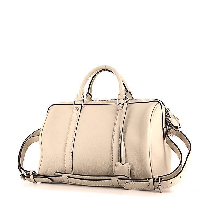 Louis Vuitton Sofia Coppola handbag in white grained leather - 00pp
