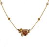 Chaumet Bee my Love necklace in yellow gold,  sapphires and diamonds - 00pp thumbnail