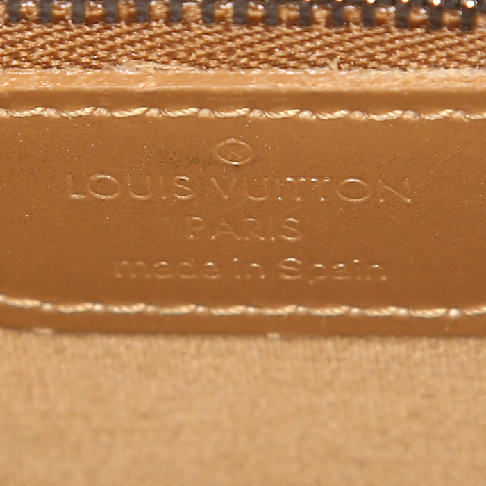 Shopping bag Louis Vuitton Stockton in pelle monogram con stampa mordoré - Detail D3