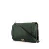 Chanel Boy shoulder bag in green leather - 00pp thumbnail