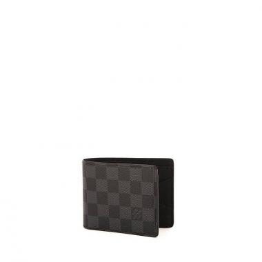 Portefeuille Louis Vuitton en toile damier graphite