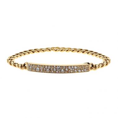 Flexible Dior Gourmette bracelet in yellow gold