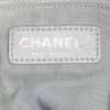 Chanel Timeless Maxi Jumbo handbag in burgundy quilted leather and burgundy canvas - Detail D4 thumbnail