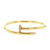 Cartier Juste un clou bracelet in yellow gold and diamonds, size 18 - 00pp thumbnail