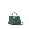 Hermes Kelly 20 cm shoulder bag in malachite green epsom leather - 00pp thumbnail
