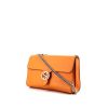 Gucci Interlocking G shoulder bag in orange leather - 00pp thumbnail