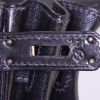 Hermes Kelly 32 cm handbag in black Gulliver leather - Detail D5 thumbnail