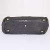 Yves Saint Laurent Easy small model handbag in black leather - Detail D4 thumbnail