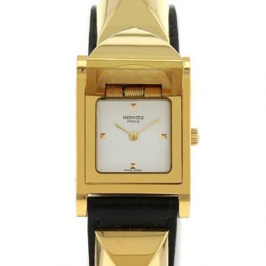 Hermes Médor watch in gold plated Circa  2000