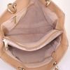 Chanel Grand Shopping shopping bag in beige quilted grained leather - Detail D2 thumbnail