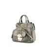 Miu Miu Coffer handbag in grey leather - 00pp thumbnail