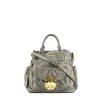 Miu Miu Coffer handbag in grey leather - 360 thumbnail