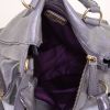 Miu Miu Coffer handbag in grey leather - Detail D3 thumbnail
