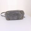 Miu Miu Coffer handbag in grey leather - Detail D5 thumbnail
