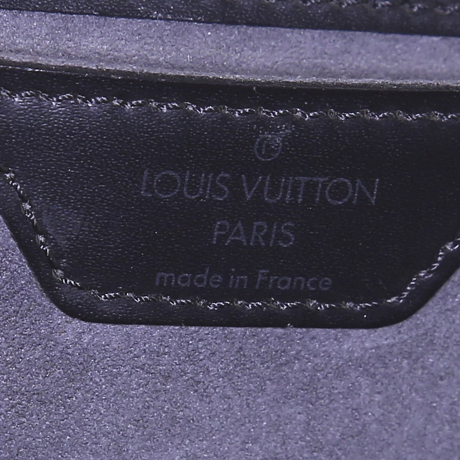 Mochila Louis Vuitton Gobelin en cuero Epi negro - Detail D3