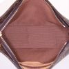 Borsa a tracolla Louis Vuitton Trotteur in tela monogram marrone e pelle naturale - Detail D3 thumbnail