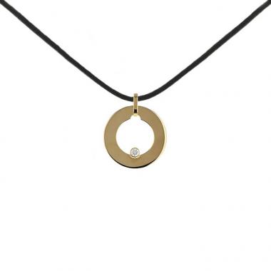 Ciondolo Dinh Van Cible in oro giallo e diamante